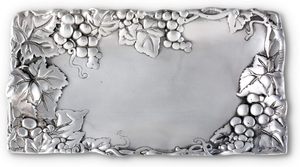 Plateau de service de cuisine moderne de qualité supérieure en aluminium décoratif solide et léger taille personnalisée pour les collations et les boissons - Product Image 3