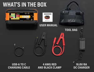 Điện Lớn Công Nghiệp 84000MAh 12V 24V Turck Xe Nhảy Khởi Động 10080A Đỉnh Ngân Hàng Điện Cho Thiết Bị Khai Thác Mỏ 45L Gas/Động cơ Diesel - Product Image 6