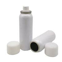 Bombe aérosol vide en aluminium avec valve, rechargeable, pour brume corporelle cosmétique, impression personnalisée OEM