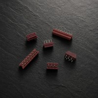 Connecteur de têtes de bornes IDC rouge 2,54 mm LL1033-2D, connecteur Micro Match