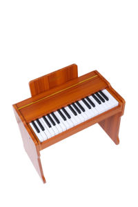 Nouveau style Brown 37 touches Piano en bois Design cadeau pour enfants mignon piano jouet <span class=keywords><strong>orgue</strong></span> électronique - Product Image 5