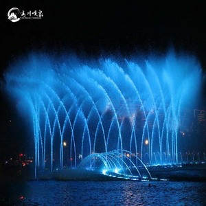 Farbenfrohe LED-Lichter Garten Bestseller Musik-Springbrunnen Pool Tanzender Wasserbrunnen Ausstattung - Product Image 1