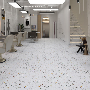Carreaux de sol en PVC plastique autocollants imperméables de luxe pour intérieur, <span class=keywords><strong>60x60</strong></span>, pour usage domestique - Product Image 4