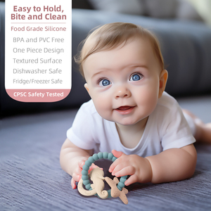 <span class=keywords><strong>2025</strong></span> BPA free <span class=keywords><strong>Silicone</strong></span> <span class=keywords><strong>teether</strong></span>-odm an toàn nhai đồ chơi (đặt hàng trước tùy chỉnh thiết kế) - Product Image 5