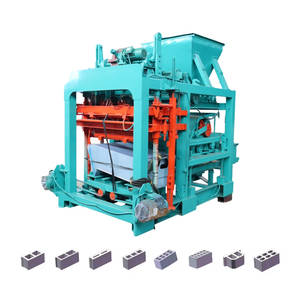 Macchina per la Produzione di Cordoli in Calcestruzzo Sunite QT4-25, Macchina Automatica per la Produzione di Blocchi e Mattoni - Product Image 4