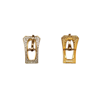 Boucles de lacets élégantes en alliage doré personnalisées de qualité supérieure, accessoires décoratifs pour chaussures décontractées et sabots pour femmes Rambo-zy 2,5-3,5 cm
