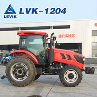 Tracteur agricole 4x4 haute performance 120 CV avec chenilles réglables pour la culture des cultures et le travail des champs