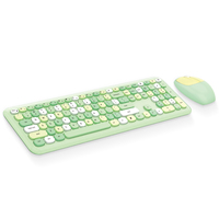 Ensemble clavier et souris sans fil colorés Mofii 2.4GHz avec récepteur USB