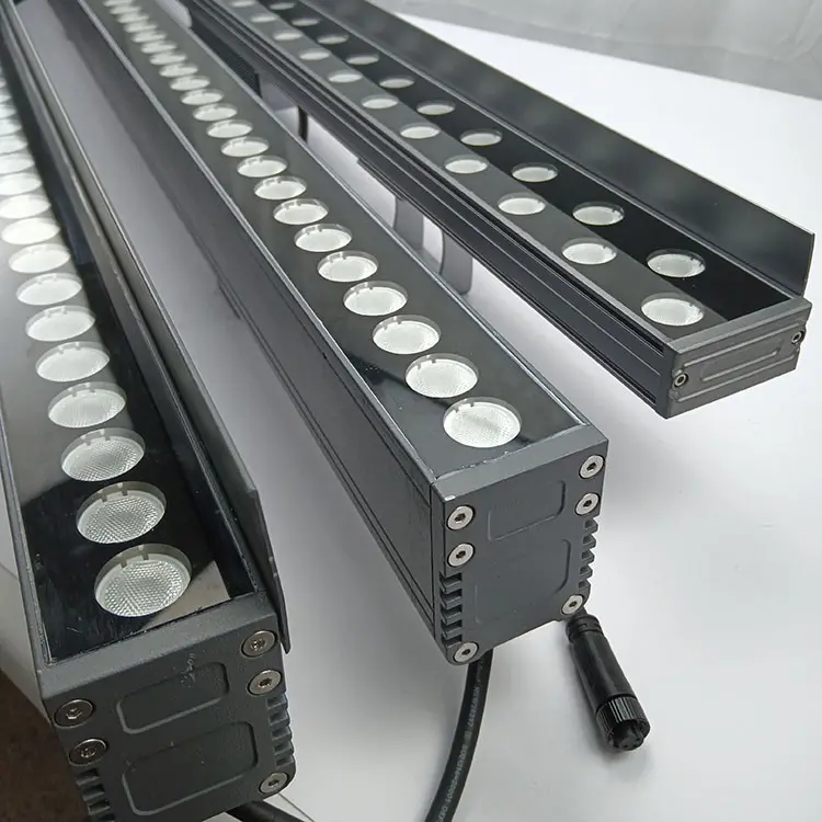 Tira de luces led para iluminación de escenario, barra de píxeles 4 en 1, resistente al agua, para exteriores, rgbw, arandela de pared, 960 w, ip65, 0,2 unidades