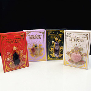 Factory Price High Quality Diy Crystal Answer <strong>Book</strong> Mascot Theme Healing <strong>Stone</strong> for Home Decoration - Product Image 2