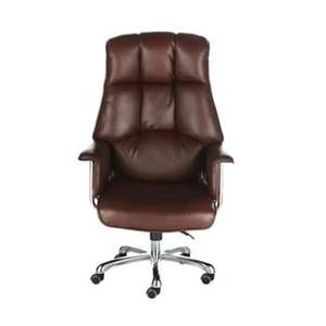 Chaise de bureau de direction classique pivotante moderne en cuir PVC à dossier haut pour invités et managers, vente en gros OEM - Product Image 1