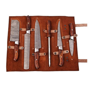 Ensemble de couteaux de chef professionnels en acier Damas faits à la main Pak Enterprises, qualité supérieure, ensemble de couteaux en acier Damas faits à la main - Product Image 3