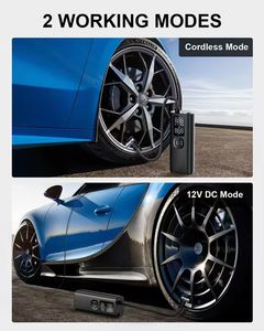 Compresseur d'air Portable 150PSI gonfleur de pneu de voiture pompe à Air électrique avec pompe à Air à pression numérique pour boule de moto de voiture - Product Image 6