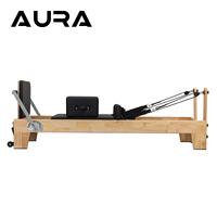 Tapis de Pilates en chêne écologique de qualité supérieure, bandes d'étirement, équipement de fitness durable pour la maison et la salle de sport (garantie 3 ans)