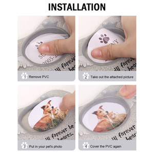 Wholesale Wholesale Headstone Designs Pet Tombstone Resin <b>Memorial</b> Photo <b>Stone</b> - Product Image 2