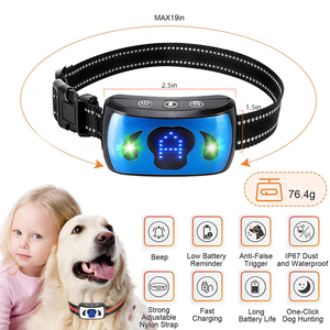 Nouveau produit <span class=keywords><strong>Collier</strong></span> <span class=keywords><strong>électrique</strong></span> à distance <span class=keywords><strong>pour</strong></span> la formation des chiens, grand écran LCD, étanche et rechargeable - Product Image 5