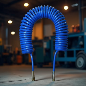 Tuyau d'air spiralé Ttake Pu 98 Shore en polyuréthane, tuyaux connectés pour usage industriel - Product Image 3