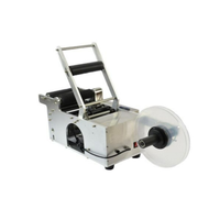Bas prix Firmka petit bureau semi-automatique spiritueux vin boîtes de conserve pot flacon bouteilles rondes autocollant étiquetage applicateur Machine