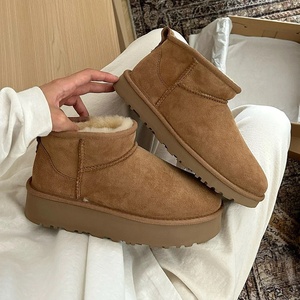 Luxury Designer Classic <b>Waterproof</b> Fashion Style Comfortable Ankle <b>Boots</b> <b>for</b> <b>Ladies</b> with Fur UGGS Winter Snow <b>Boots</b> - Product Image 1