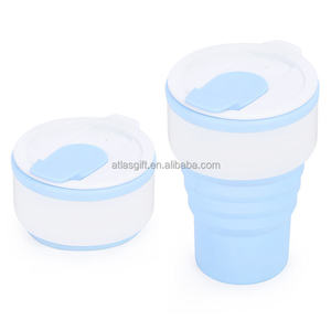Mug à café en silicone pour bébé, personnalisable, mignon, kawaii, souple, pliable, bouteille d'eau de sport, grande capacité, isotherme chaud/froid, étoile rouge - Product Image 3