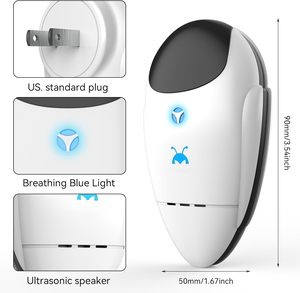 2025 Trong Nhà Nâng Cấp Siêu Âm Chuột Không Thấm Động Chuột Không Thấm Điện Tử Cắm Pest Răn Răn Răn Răn Răn Răn Thích Hợp Cho Chuột Côn Trùng - Product Image 3