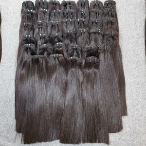 วิกต่อผมมนุษย์แท้แบบสองชั้นสำหรับต่อผมตรงและแบบลอนมีสองสี100% เวียดนาม - Product Image 1
