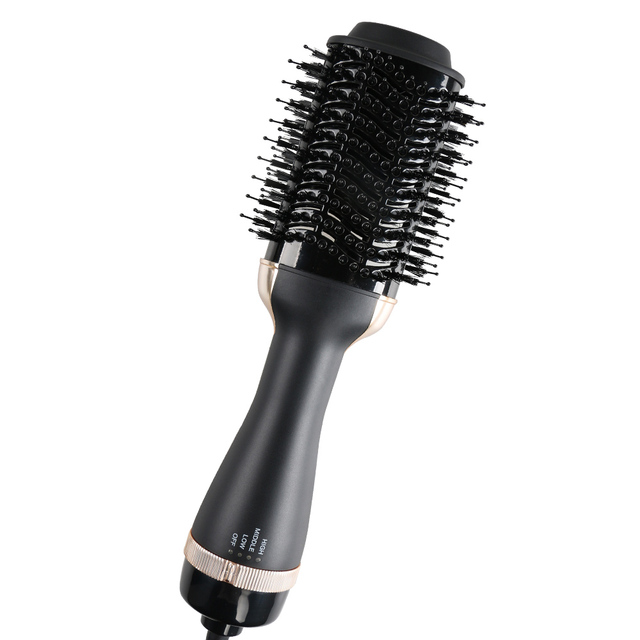 Best Selling Electric Ionic 1000W Nylon Hair Dryer Brush Straightening Curling Volumizing Functions One Step Styler Universal
