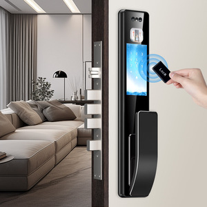 Serrure Intelligente HanDaily 2026 avec Vidéo-parlophone IA, Reconnaissance Faciale 3D, Caméra et Empreinte Digitale pour Porte - Product Image 3