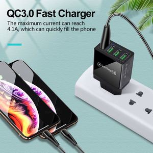 Chargeur USB rapide 4 ports, station de charge multi-ports pour téléphones et tablettes iPhone, Samsung, Android - Product Image 2