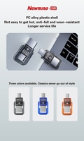 Viefong VU01 64GB USB & Type-C Plastik Baru Flashdisk USB Dua Arah dengan Empat Mode Enkripsi