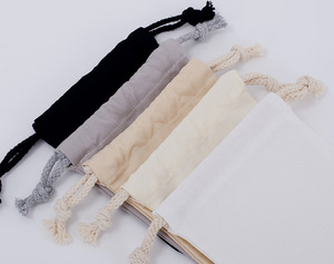 <span class=keywords><strong>Sac</strong></span> fourre-tout en toile durable <span class=keywords><strong>de</strong></span> couleur unie, taille personnalisable, avec fermeture à cordon, <span class=keywords><strong>sac</strong></span> <span class=keywords><strong>de</strong></span> shopping moyen - Product Image 4
