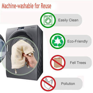 Reusable Produce Bags GOTS Certified Organic Cotton Muslin <strong>Net</strong> <strong>Mesh</strong> and Eco-Friendly Canvas Tote Bag - Product Image 4