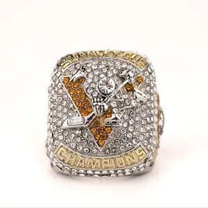 2016 Pittsburgh Penguins Championship Ring Stanley Cup NHL Hockey Championship Ring gioielli da uomo