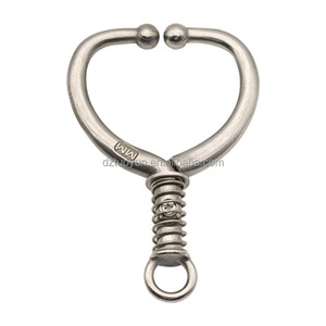 Stainless Steel Cattle Nose Pliers - Cow Nose Ring Clamp Tool For Farm Animals, Humane Ringing Equipment, 12x7x3cm