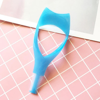 Brosse à cils 3 en 1, applicateur de Mascara, Guide de protection, carte, multifonction, brosse à cils pour les yeux, aide à la beauté, outil de maquillage