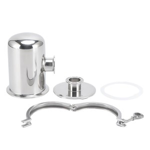 Vanne de respiration à fixation rapide, filtre sanitaire, réservoir en acier inoxydable 304, pièce d'angle pour machines de transformation alimentaire - Product Image 1