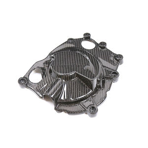 Protector de motor de fibra de carbono seca 3K para Kawasaki ZX4R Ninja 2020+ - Product Image 2