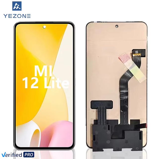 For XiaoMi 12 Lite OLED Original Digital Touch Screen Display Assembly Replacement XiaoMi Mobile Phone