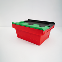 Boîte à poisson en plastique pliable avec trous de drainage pour le transport ou le stockage des fruits de mer Type de caisse en bois