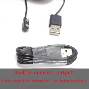 สายชาร์จแม่เหล็ก USB DC 2PIN มีช่องเสียบ USB พิน2.54ช่องสายชาร์จแม่เหล็กสำหรับนาฬิกาอัจฉริยะ <span class=keywords><strong>GT88</strong></span> G3 GT68 Y3 KW18 - Product Image 5