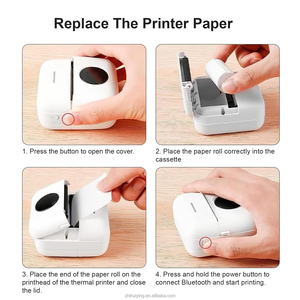 Imprimante thermique de poche AI <span class=keywords><strong>mini</strong></span> pas chère, directement de l'usine, imprimante d'autocollants sans encre, échantillon gratuit pour l'impression de journaux d'étudiants et de albums de scrapbooking - Product Image 5