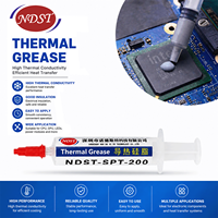 Pasta Perekat Termal Abu-abu NDST 10g/25g Sealant Silikon Tahan Suhu Tinggi Komponen Elektronik Guangdong