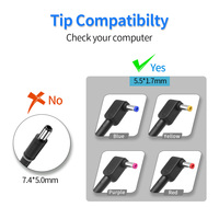 Cargador para portátil de 5,5*1,7mm y 180W, adaptador de corriente de escritorio, adaptador de CA, potencia de alta eficiencia para portátiles