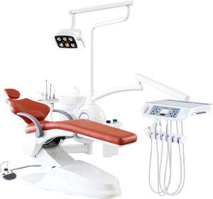 Safety M2 – chaise dentaire allemande <span class=keywords><strong>ajax</strong></span> de haute qualité avec plateau monté sur le dessus, unité dentaire, désinfection des tubes pour le nettoyage des dents - Product Image 1