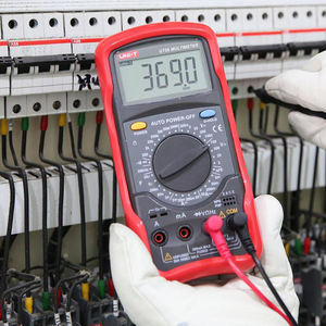 Multimètre numérique UNI-T UT56 de qualité industrielle, écran LCD, AC/DC 20A/750V, rouge/gris - Product Image 5
