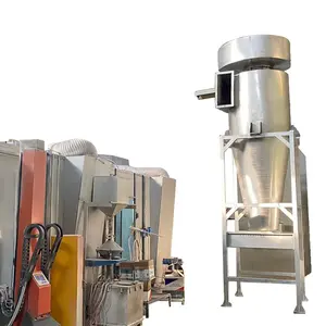 Automatic Powder paint filter Auto spray Booth supplier with cyclone recovery system
