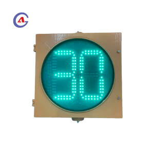 <span class=keywords><strong>Timer</strong></span> di Conto alla Rovescia per Traffico da 400mm, Segnale Ultra Luminoso Giallo 12V, Alimentato a Energia Solare o Rete Elettrica, Display Esterno con Numerazione in Tempo Reale per Strade Principali - Product Image 4