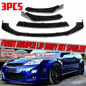3 pièces Lame de spoiler avant de pare-chocs, diffuseur et déflecteur pour Ford Focus MK1 ST RS, Fiesta, Mondeo - Product Image 1