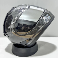 Casque de moto intégral ARA* pour homme et femme, léger, en ABS, pour scooter, vélo électrique, conduite en ville toute saison