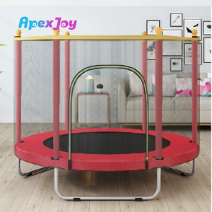 Mini <span class=keywords><strong>trampoline</strong></span> de 1,4 m pour enfants, lit de saut pour exercices intérieurs avec filet de protection, sûr et durable, idéal pour les petits espaces - Product Image 2